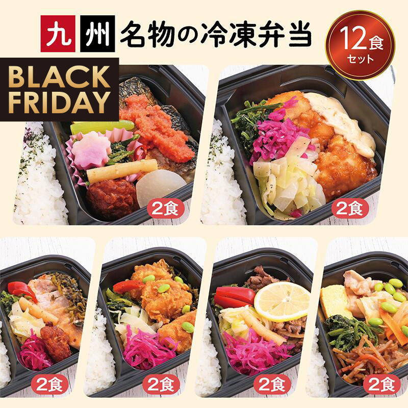 ★BLACK FRIDAY特価!九州名物の冷凍弁当12食セット【冷凍】