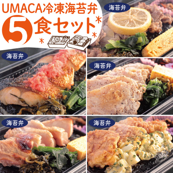【九州ご当地海苔弁】冷凍海苔弁5食セット（冷凍食品）